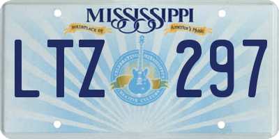 MS license plate LTZ297