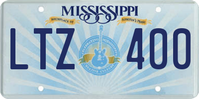 MS license plate LTZ400