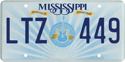 MS license plate LTZ449