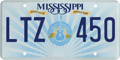 MS license plate LTZ450