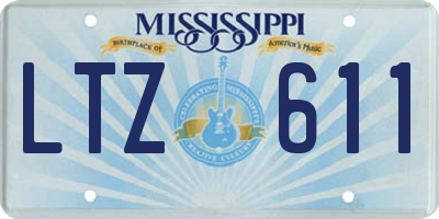 MS license plate LTZ611