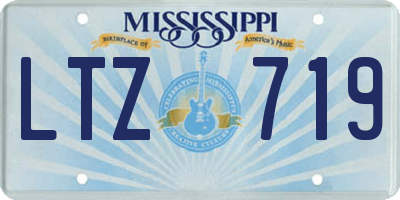 MS license plate LTZ719