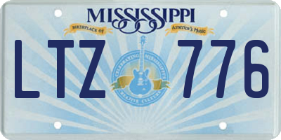 MS license plate LTZ776