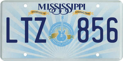 MS license plate LTZ856