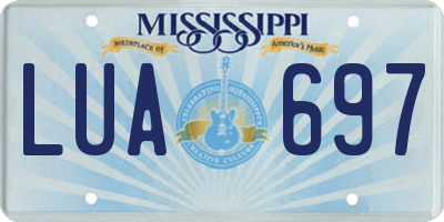 MS license plate LUA697