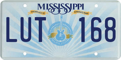 MS license plate LUT168