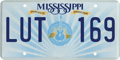 MS license plate LUT169