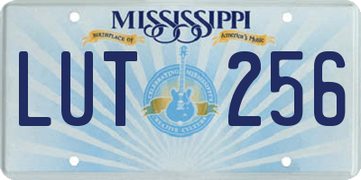 MS license plate LUT256