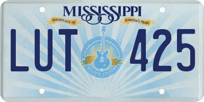 MS license plate LUT425