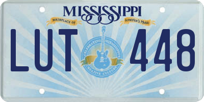 MS license plate LUT448