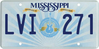 MS license plate LVI271