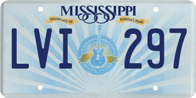 MS license plate LVI297