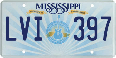 MS license plate LVI397