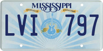 MS license plate LVI797