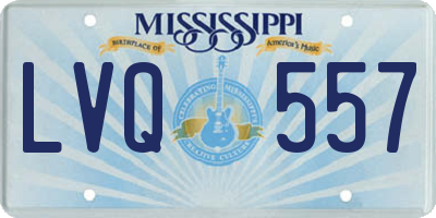 MS license plate LVQ557