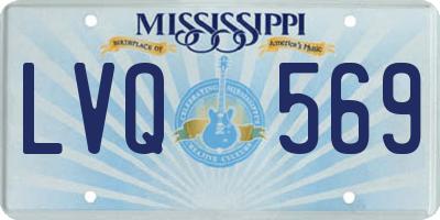 MS license plate LVQ569