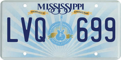 MS license plate LVQ699