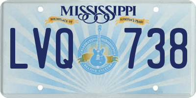 MS license plate LVQ738