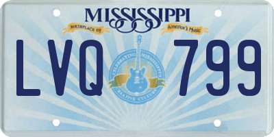 MS license plate LVQ799