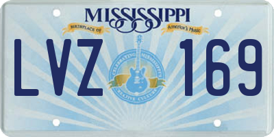 MS license plate LVZ169