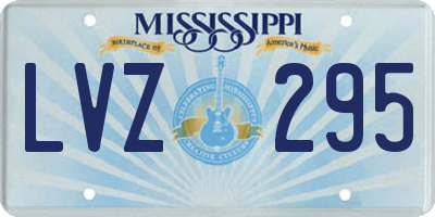 MS license plate LVZ295