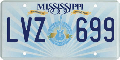 MS license plate LVZ699