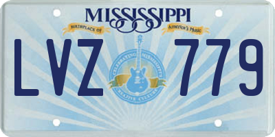 MS license plate LVZ779