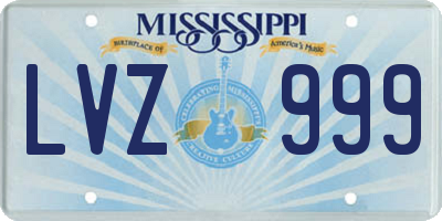 MS license plate LVZ999