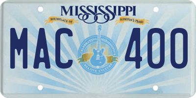 MS license plate MAC400