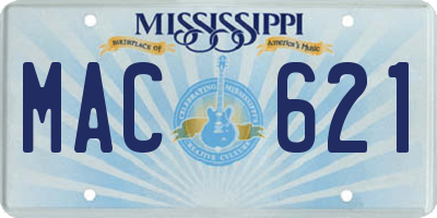 MS license plate MAC621