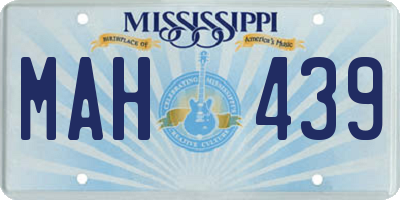 MS license plate MAH439