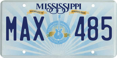 MS license plate MAX485