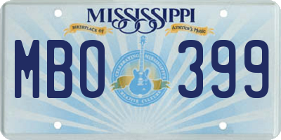 MS license plate MBO399