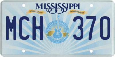 MS license plate MCH370