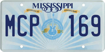 MS license plate MCP169