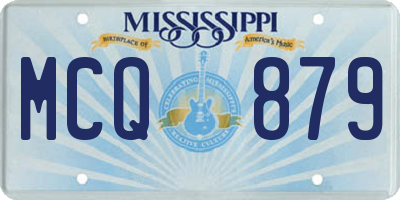 MS license plate MCQ879
