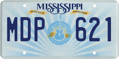 MS license plate MDP621