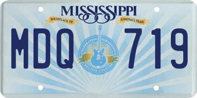 MS license plate MDQ719