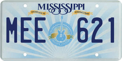 MS license plate MEE621