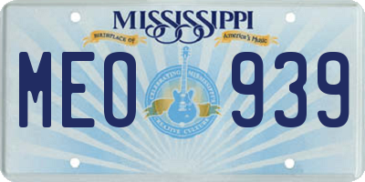 MS license plate MEO939