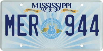 MS license plate MER944