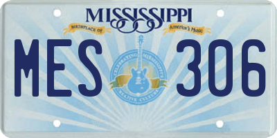 MS license plate MES306