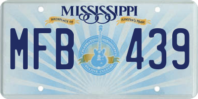 MS license plate MFB439
