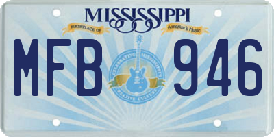 MS license plate MFB946