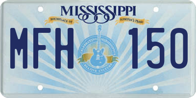 MS license plate MFH150