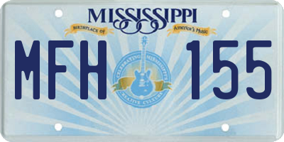 MS license plate MFH155