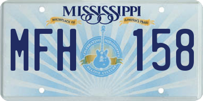 MS license plate MFH158