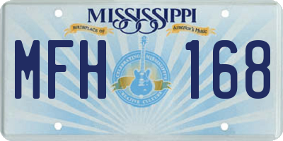 MS license plate MFH168