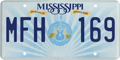 MS license plate MFH169