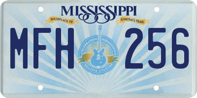 MS license plate MFH256